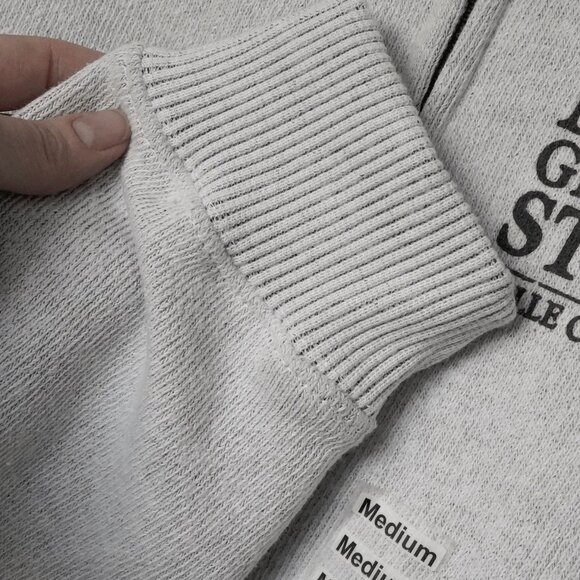 Mast General Store Sweater NC Gray Fleece Lined HIgh Neck Full Zip Sweater - Picture 11 of 13